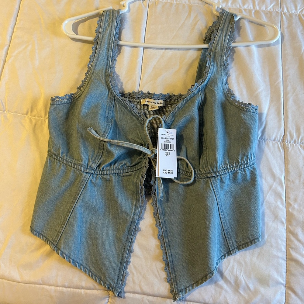 American Eagle Denim Shirt